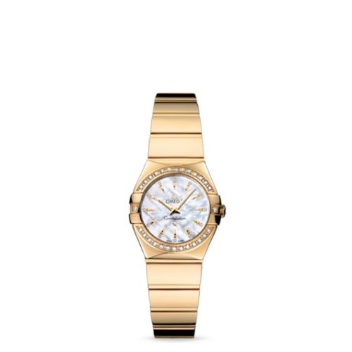 Omega Constellation Quartz 24 Polished Yellow Gold / Diamond / MOP